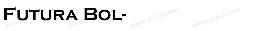 Futura Bol字体转换